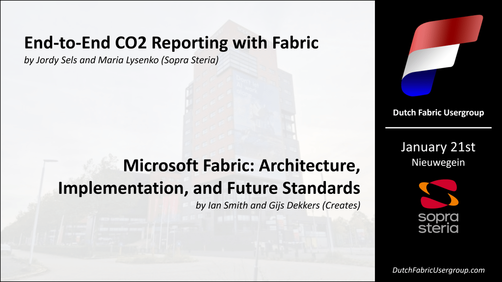 Januari 21st 2025 – Meetup Dutch Fabric User&nbsp;Group